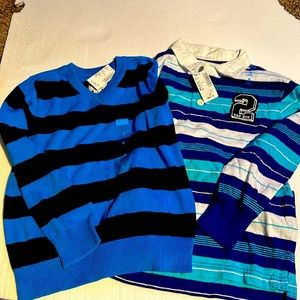 Children’s place size small 5/6 2 pack bundle long sleeve shirts